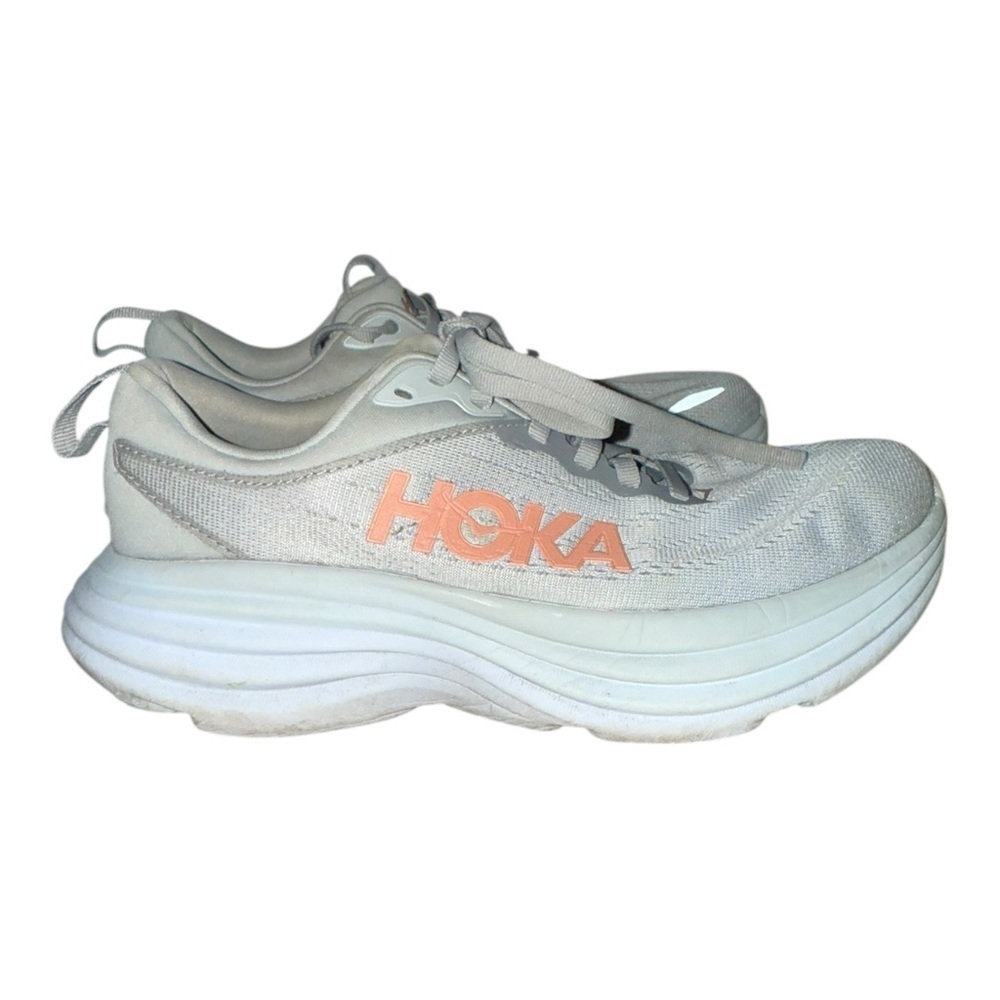 HOKA Bondi 8 Running Shoes Men’s 6D Women’s 7 Wide EU 37 1/2 - Picture 3 of 13